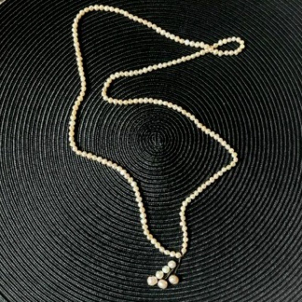 VINTAGE GENUINE PEARL NECKLACE
